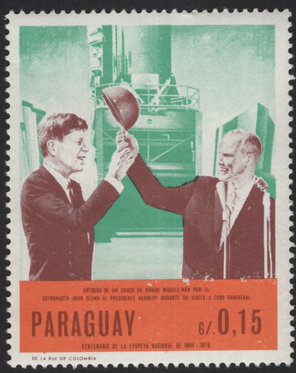 SCG13088 - Paraguay 1961–1962 Space Exploration & JFK Commemorative Set