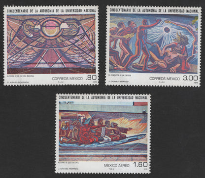 SCG11866 - Mexico 1979 – 50th Anniversary of the Autonomy of the National University (UNAM) Stamp Set