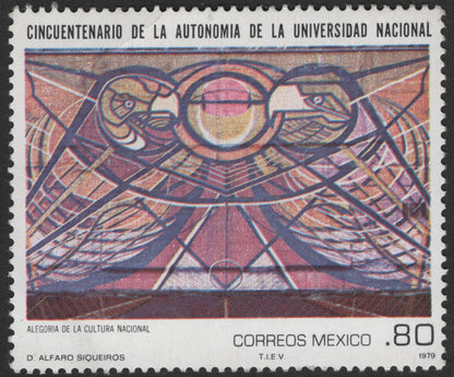 SCG11866 - Mexico 1979 – 50th Anniversary of the Autonomy of the National University (UNAM) Stamp Set