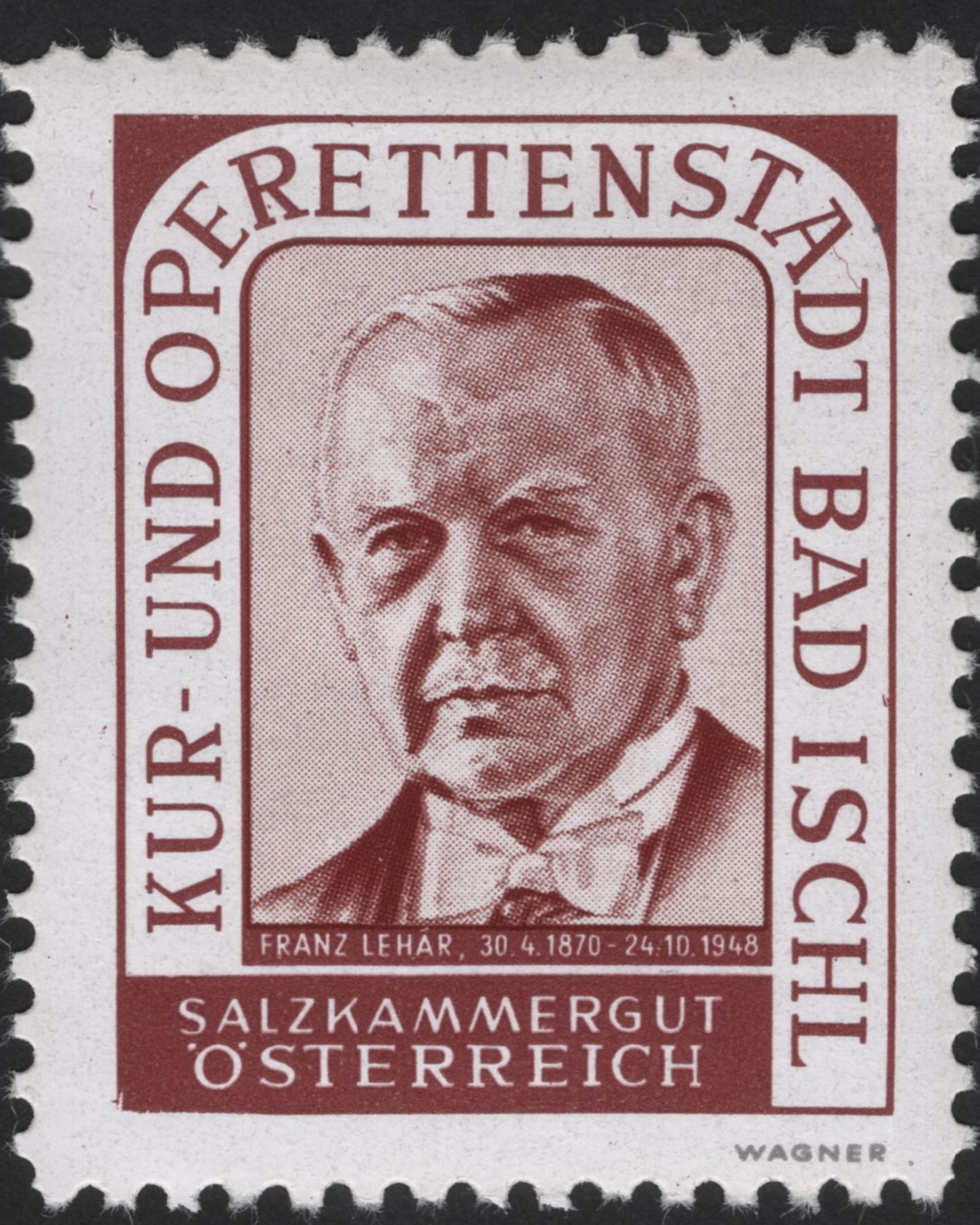 SCG13096 - Austria – Operetta Composers of Bad Ischl (Salzkammergut) Stamp Set