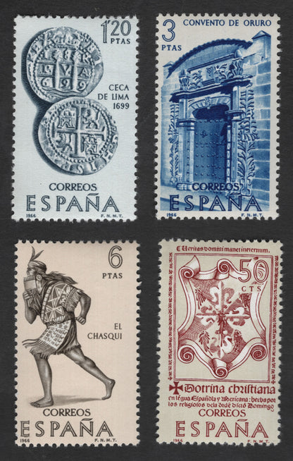 SCG11865 - Spain 1966 Hispanic Heritage Commemorative Stamp Set