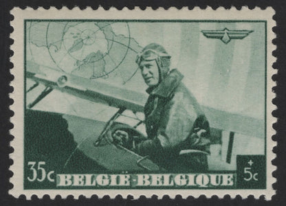 SCG13098 - Belgium 1936 Aviation Charity Semi-Postal Stamp Set