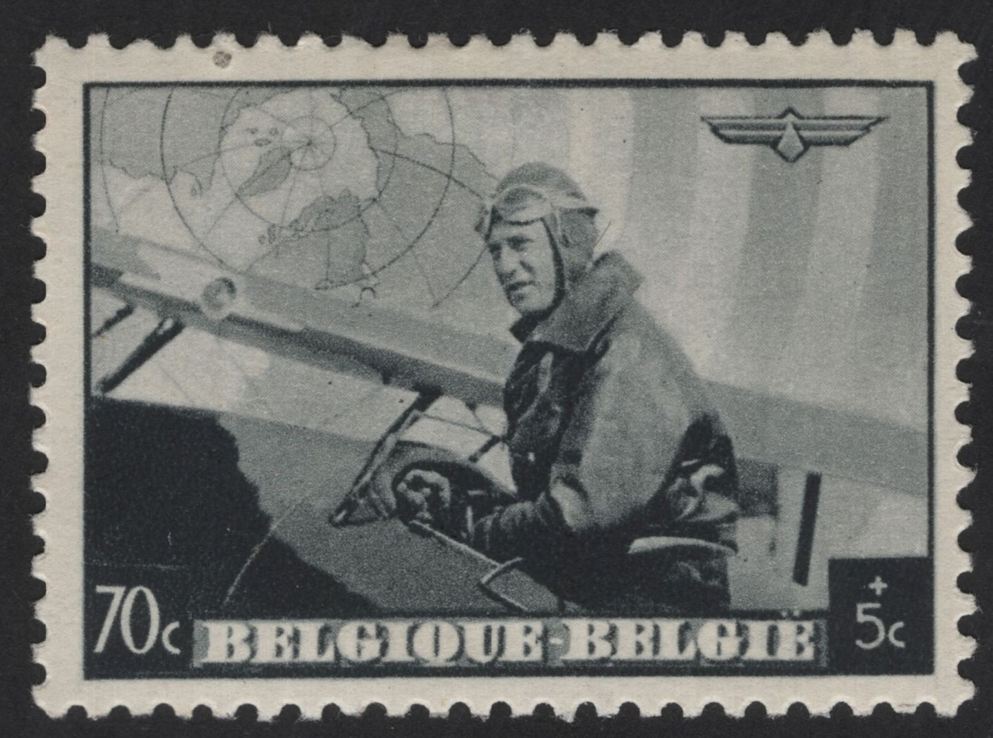 SCG13098 - Belgium 1936 Aviation Charity Semi-Postal Stamp Set