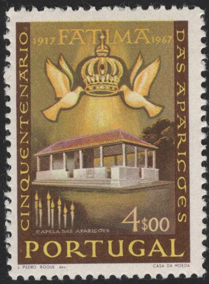SCG13129 - Portugal 1967 – Fatima Apparitions Golden Jubilee Commemorative Stamp Set