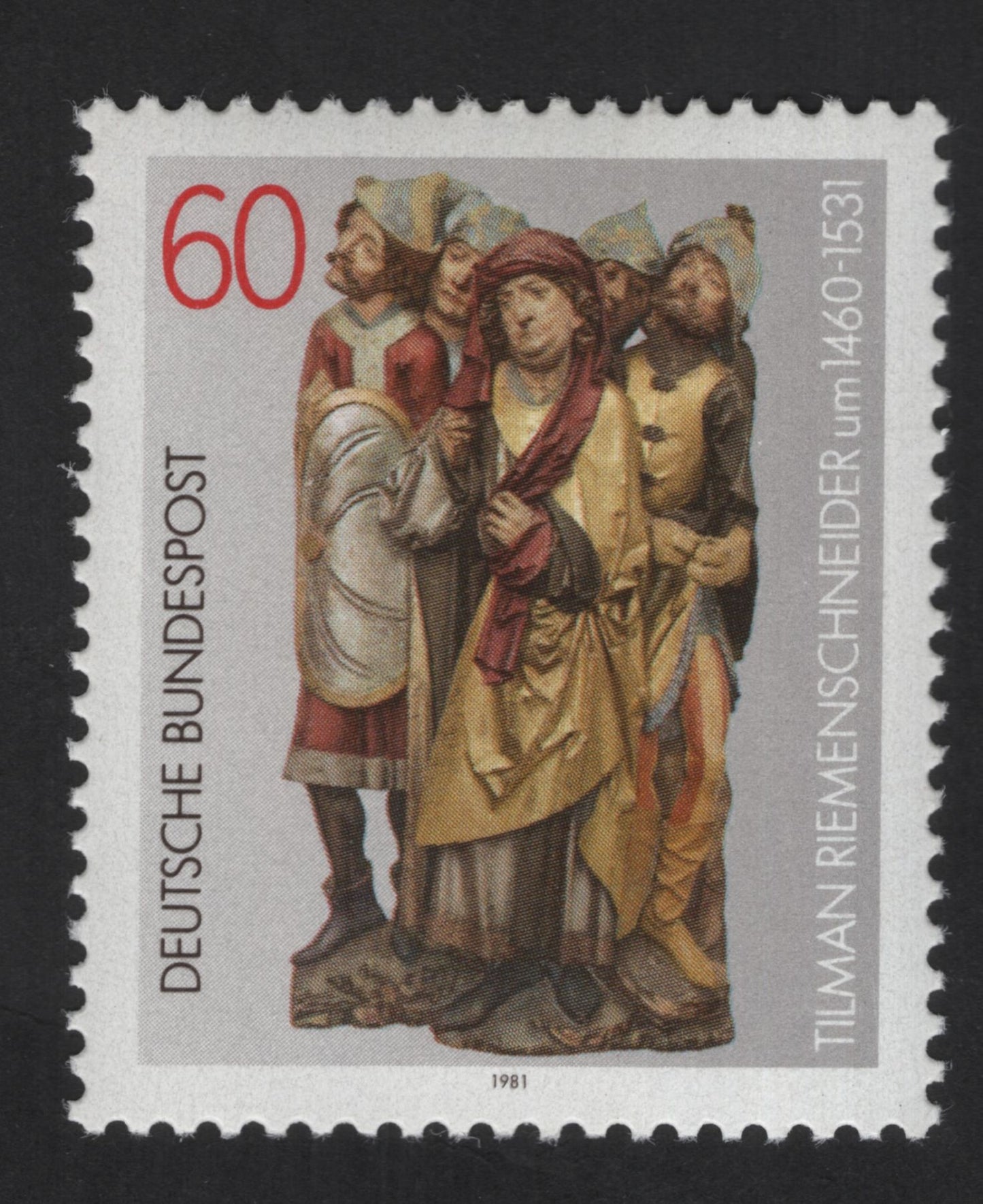 SCG13541 - Germany 1981 – Tilman Riemenschneider Sculpture (60 Pfennig)