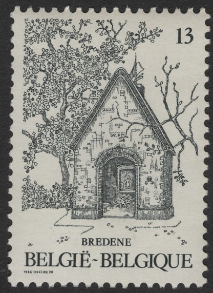 SCG11831 - Belgium 1984 Architectural Heritage Definitive Set (5 Stamps)