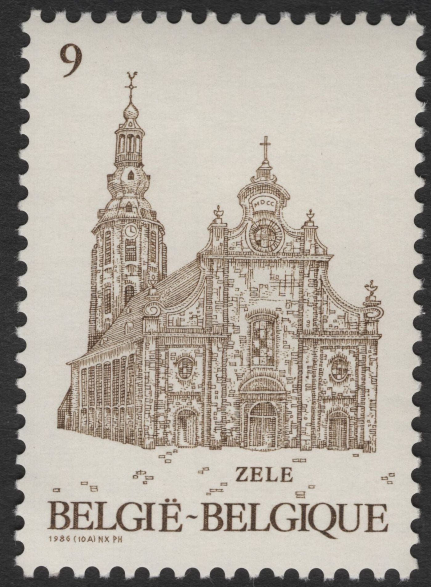 SCG11831 - Belgium 1984 Architectural Heritage Definitive Set (5 Stamps)