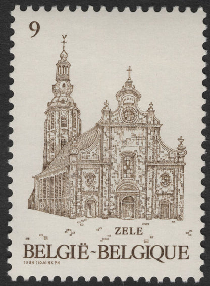 SCG11831 - Belgium 1984 Architectural Heritage Definitive Set (5 Stamps)