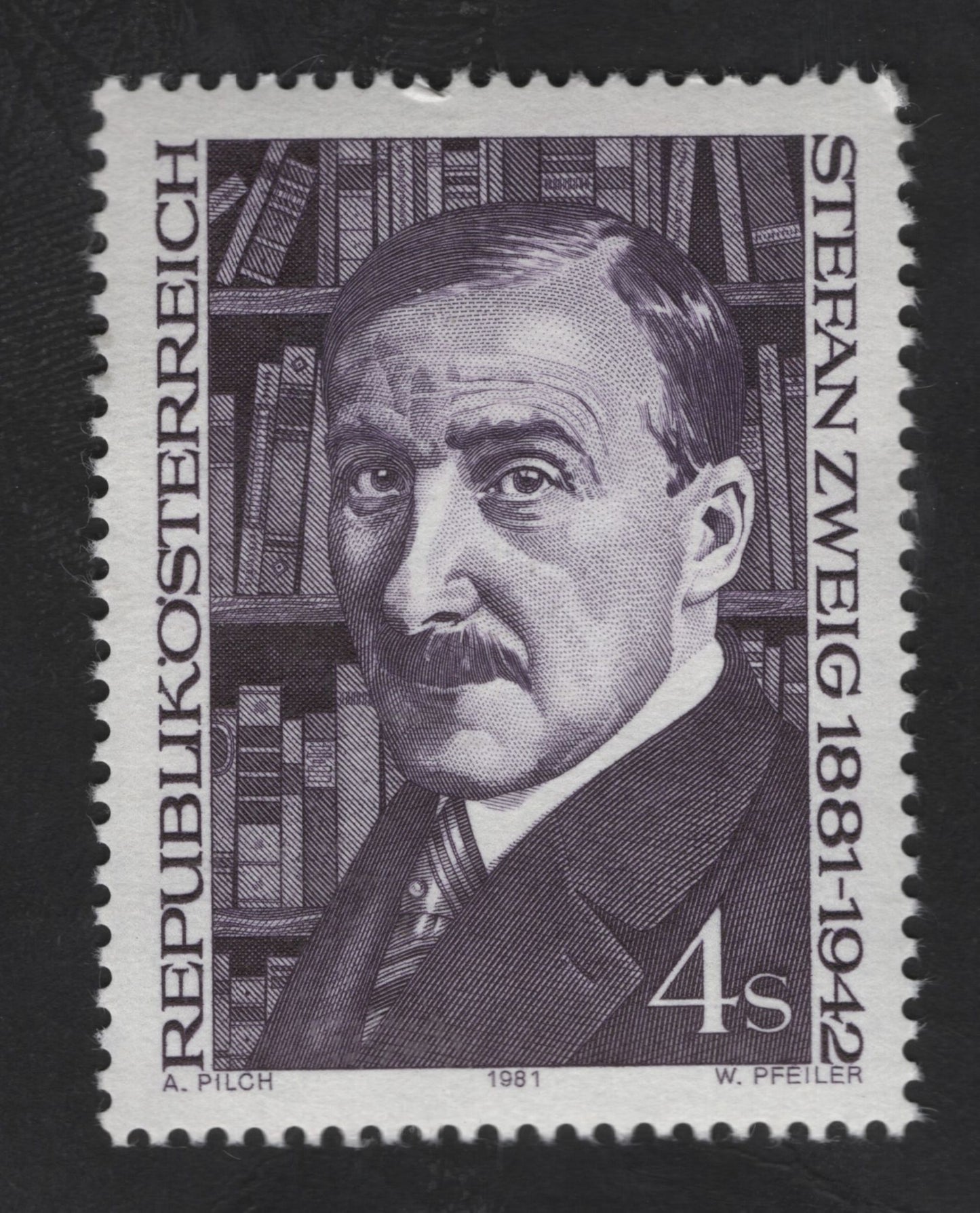SCG13527 - Austria 1981 Stefan Zweig Literary Heritage Stamp