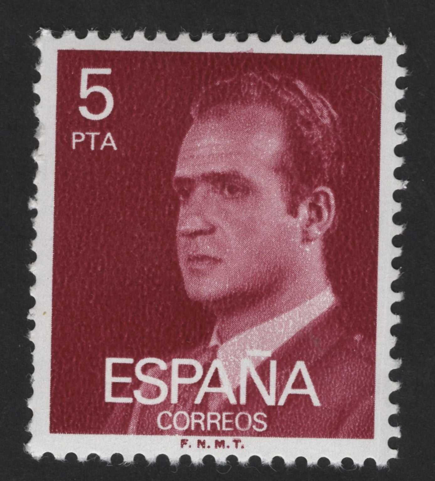 SCG13547 - Spain 5 Pesetas King Juan Carlos I Definitive Stamp