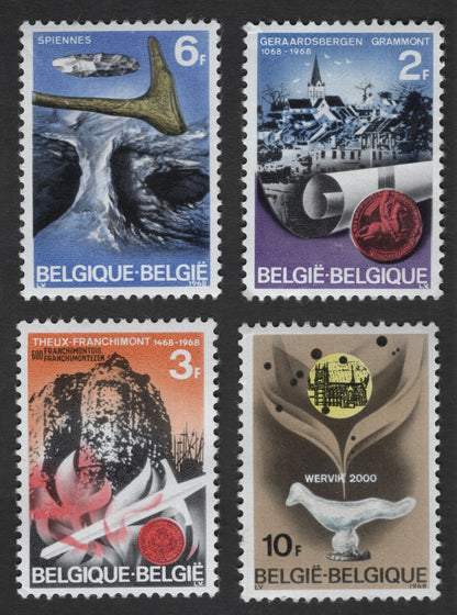 SCG11832 - Belgium 1968 Historic Sites and Heritage Commemorative Stamp Set