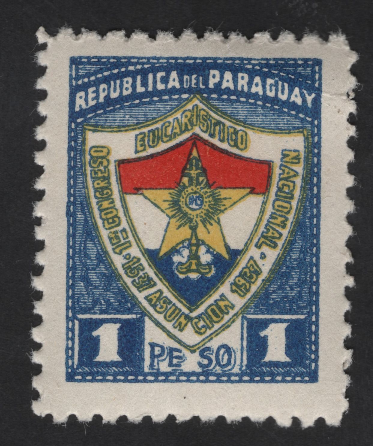 SCG13530 - Paraguay 1931 – 1 Peso International Eucharistic Congress, Asunción