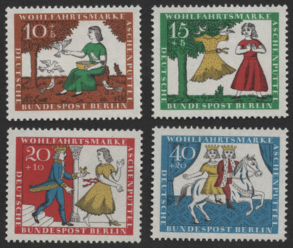 SCG517 - Germany Berlin 1962 Cinderella Fairy Tale Welfare Stamp Set