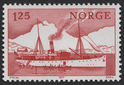 SCG515 - Norway 1977 Historic Ships Stamp Set – Steamships and Ferries