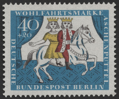 SCG517 - Germany Berlin 1962 Cinderella Fairy Tale Welfare Stamp Set