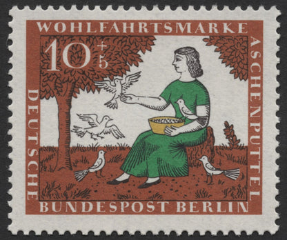 SCG517 - Germany Berlin 1962 Cinderella Fairy Tale Welfare Stamp Set