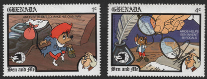 SCG503 - Grenada “Ben and Me” Disney Stamp Pair