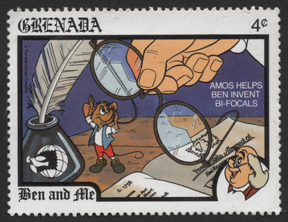 SCG503 - Grenada “Ben and Me” Disney Stamp Pair