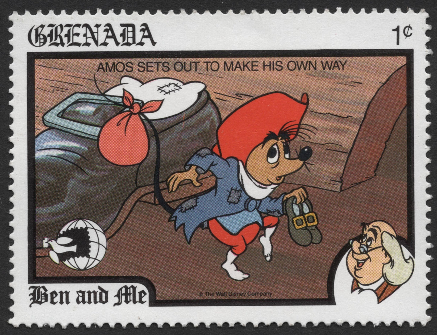 SCG503 - Grenada “Ben and Me” Disney Stamp Pair