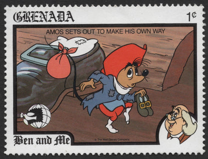 SCG503 - Grenada “Ben and Me” Disney Stamp Pair