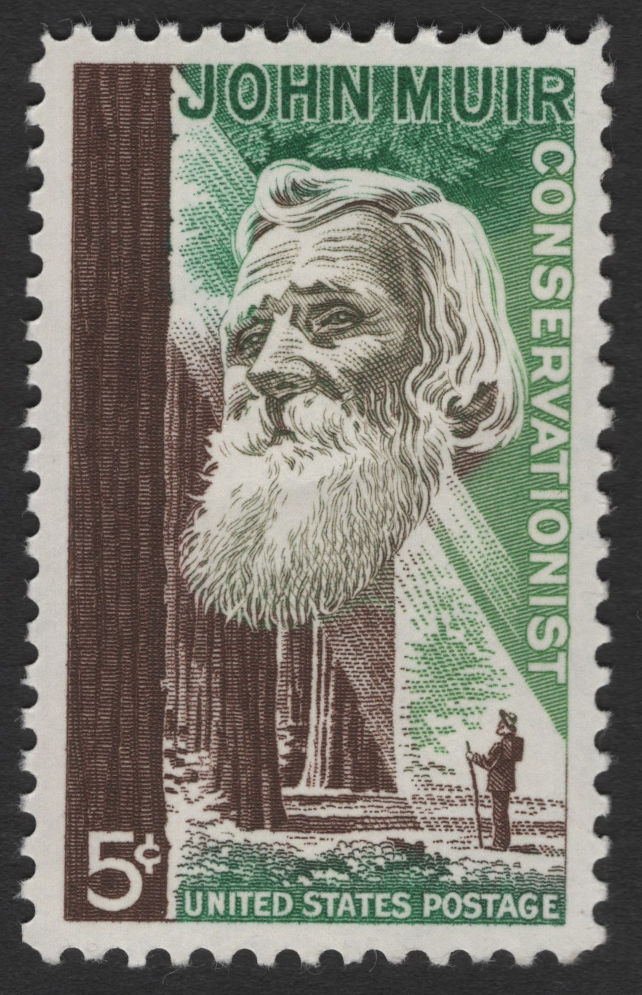 SCG11693 - United States — John Muir 5¢ Commemorative Stamp (1955)