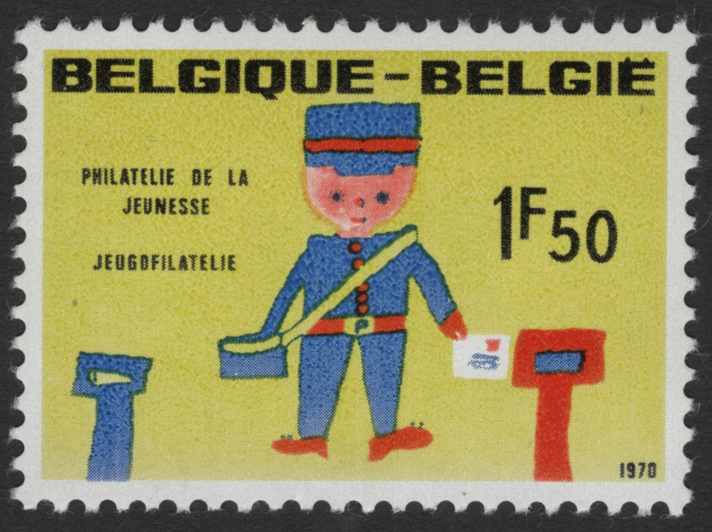 SCG11696 - Belgium 1978 Youth Philately Campaign – “Philatelie de la Jeunesse” Stamp