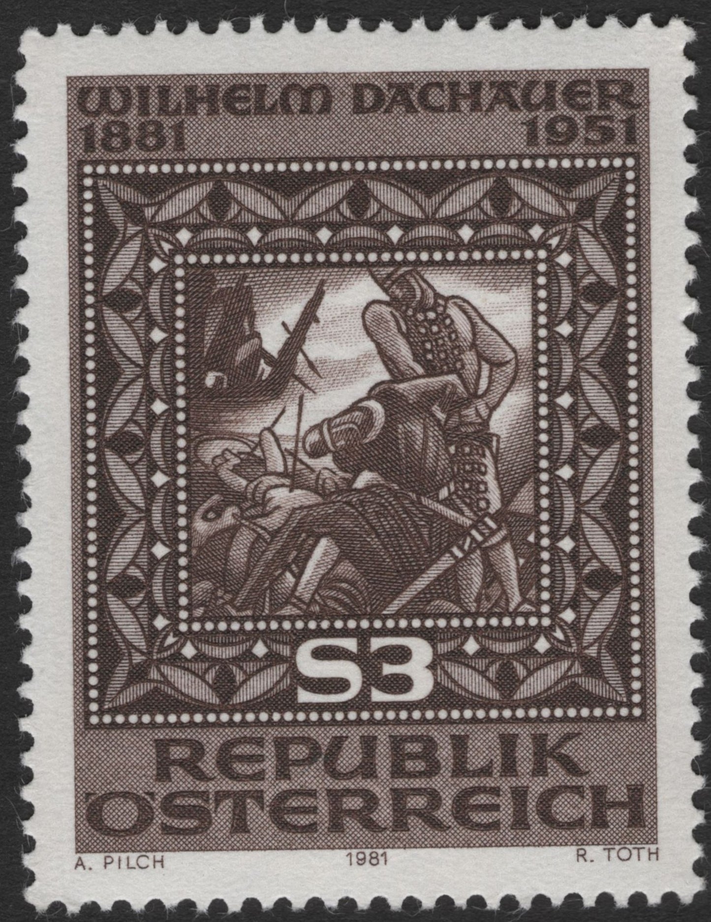 SCG11711 - Wilhelm Dachauer Birth Centenary – 3 Schilling Commemorative