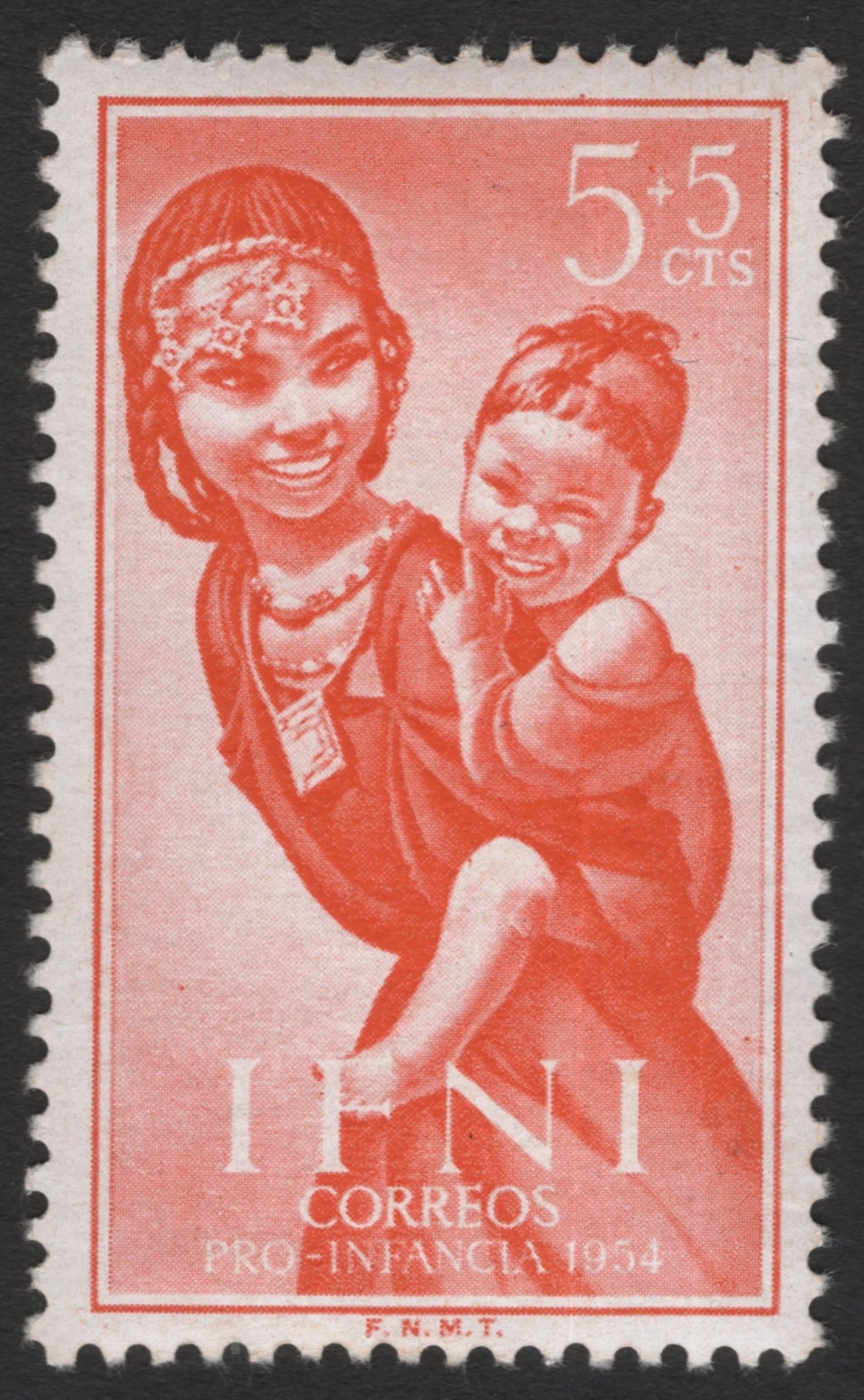SCG11648 - Spanish Ifni – Pro-Infancia Charity Issue 5+5 Cts (1954)