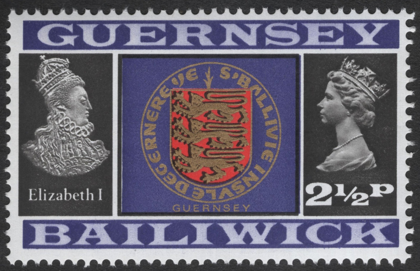 SCG11893 - Guernsey Bailiwick Anniversary – Elizabeth I & Elizabeth II