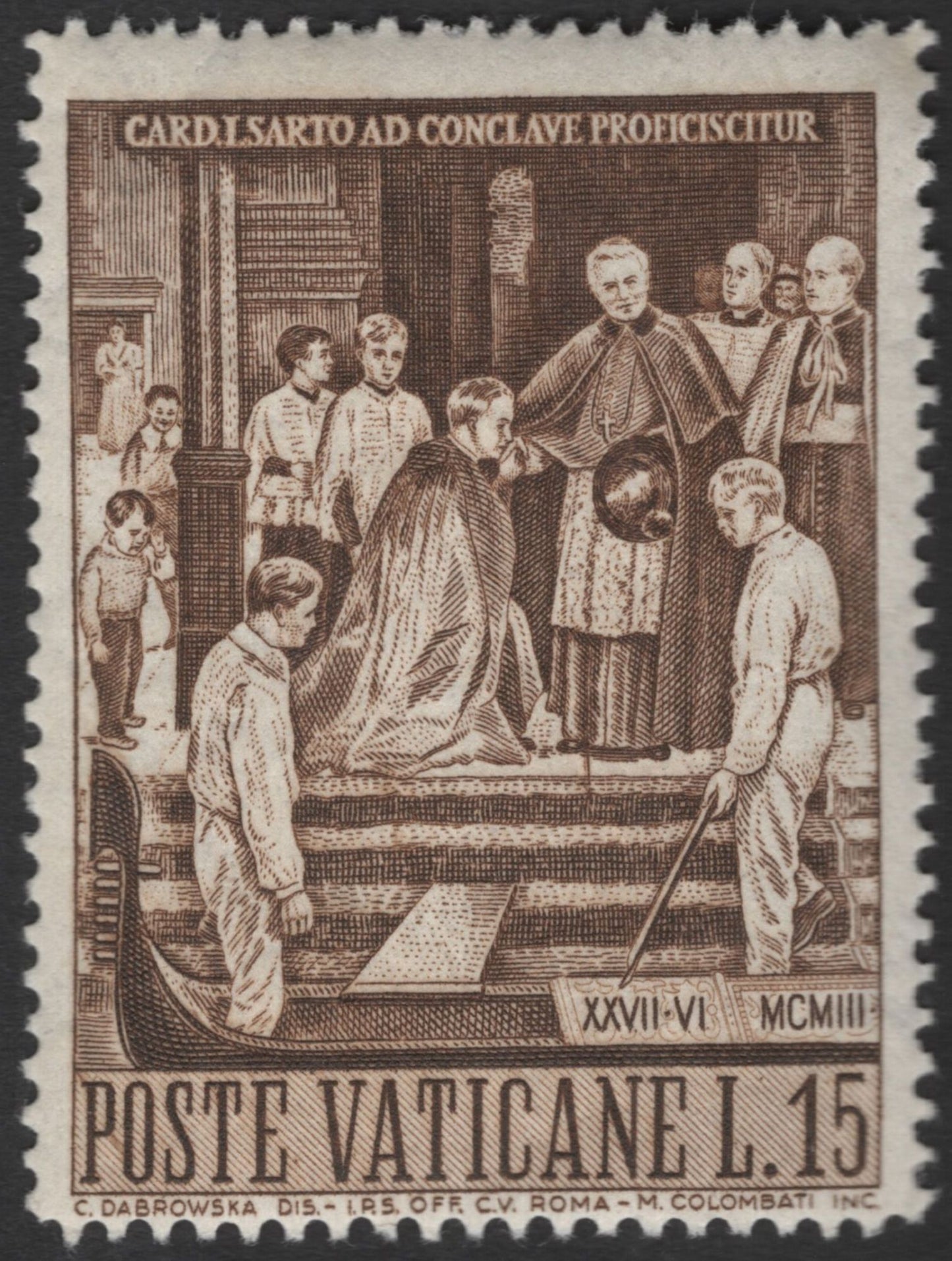 SCG11887 - Vatican City 1959 Religious Ceremonies & Papal Tradition Commemorative Pair