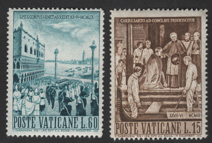 SCG11887 - Vatican City 1959 Religious Ceremonies & Papal Tradition Commemorative Pair
