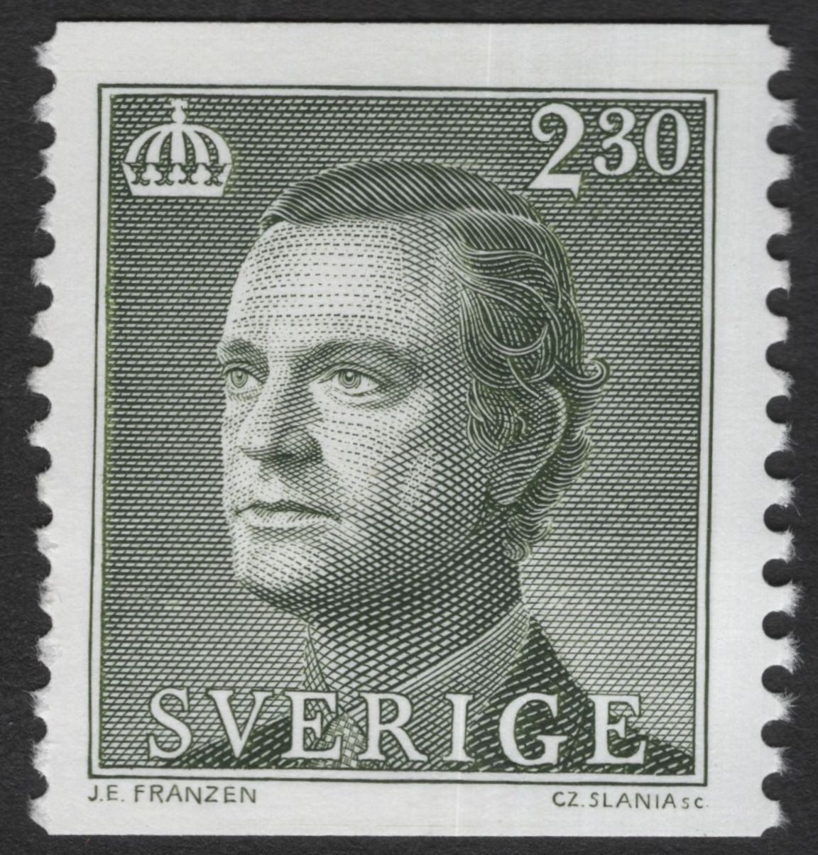 SCG11890 - Sweden Royal Portrait Definitive Series – King Carl XVI Gustaf & Queen Silvia (Multi-Value Set)
