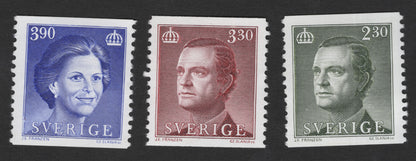 SCG11890 - Sweden Royal Portrait Definitive Series – King Carl XVI Gustaf & Queen Silvia (Multi-Value Set)