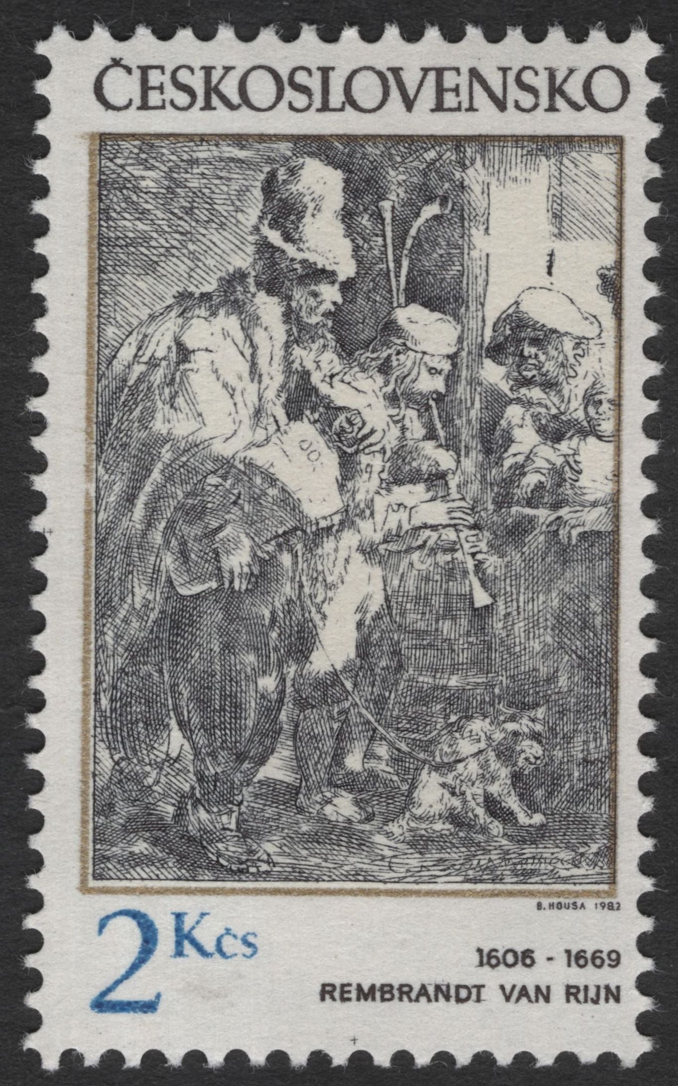 SCG11874 - Czechoslovakia 1982 – European Master Engravers Commemorative Set