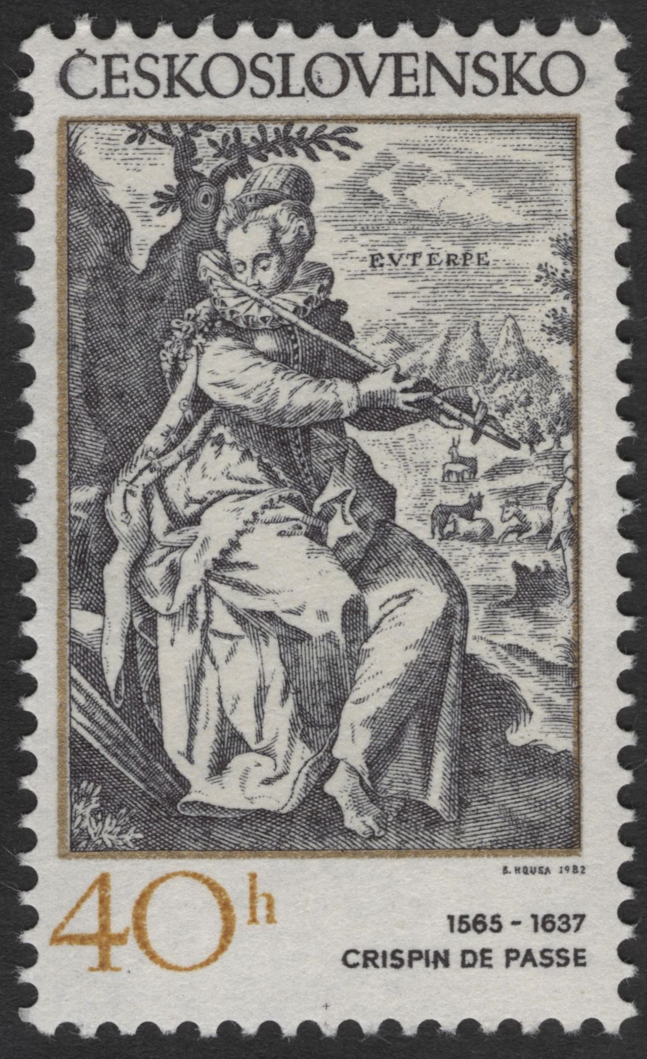 SCG11874 - Czechoslovakia 1982 – European Master Engravers Commemorative Set