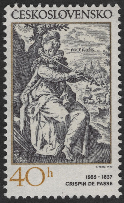 SCG11874 - Czechoslovakia 1982 – European Master Engravers Commemorative Set