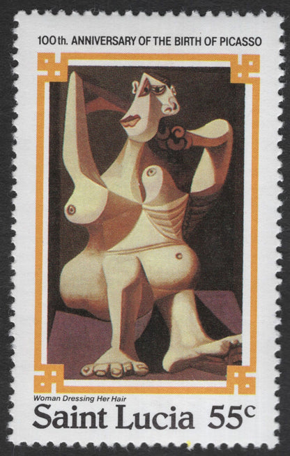 SCG11875 - Saint Lucia 1981 – 100th Anniversary of Pablo Picasso (Selected Designs)
