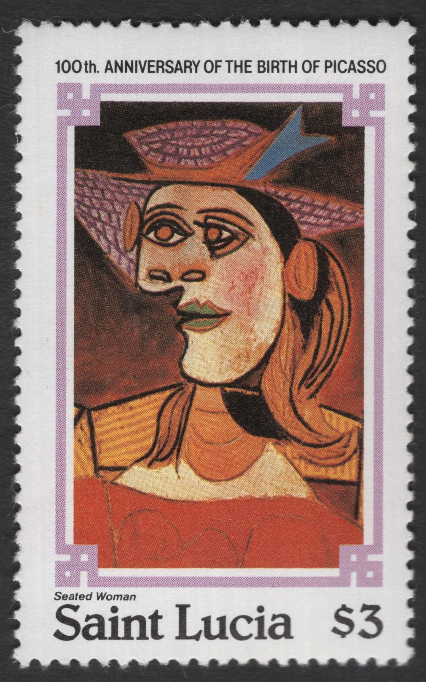 SCG11875 - Saint Lucia 1981 – 100th Anniversary of Pablo Picasso (Selected Designs)