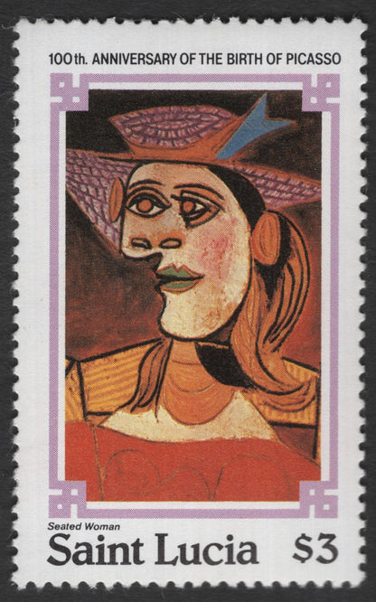SCG11875 - Saint Lucia 1981 – 100th Anniversary of Pablo Picasso (Selected Designs)