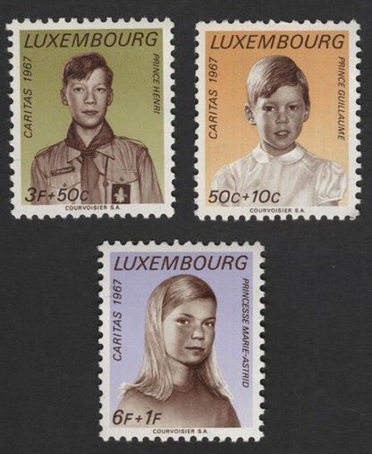 SCG11917 - Luxembourg 1967 Caritas – Royal Children Charity Set