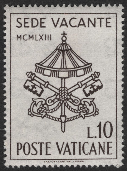 SCG11913 - Vatican City 1963 Sede Vacante Issue – Papal Interregnum Symbol Set