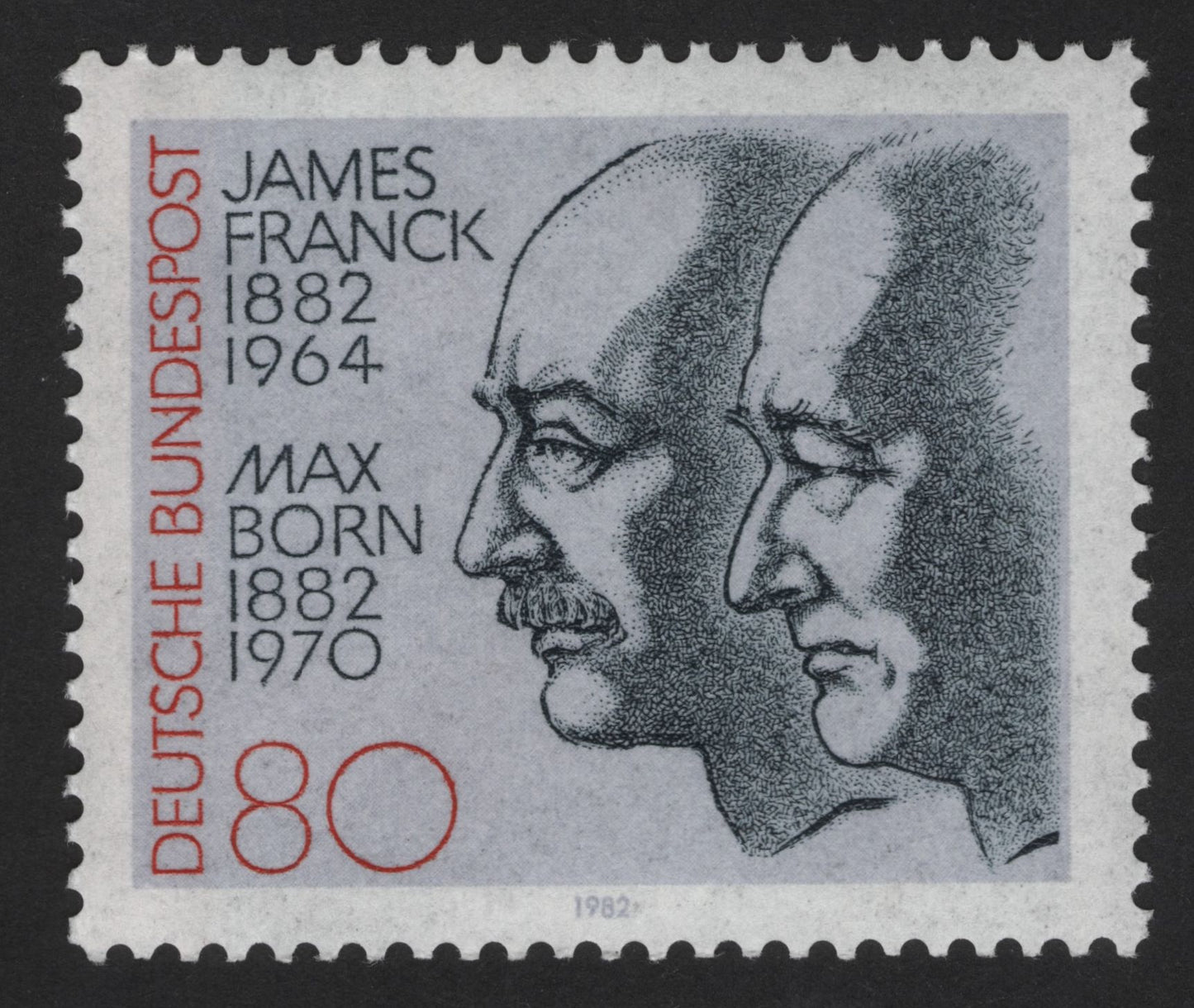SCG13150 - Germany 1982 – Max Born and James Franck Nobel Physics Laureates Commemorative