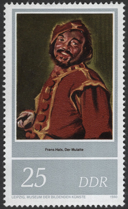 SCG11923 - DDR 1980 Frans Hals Paintings – Der Mulatte & Laughing Boy with a Flute