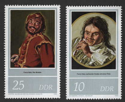 SCG11923 - DDR 1980 Frans Hals Paintings – Der Mulatte & Laughing Boy with a Flute