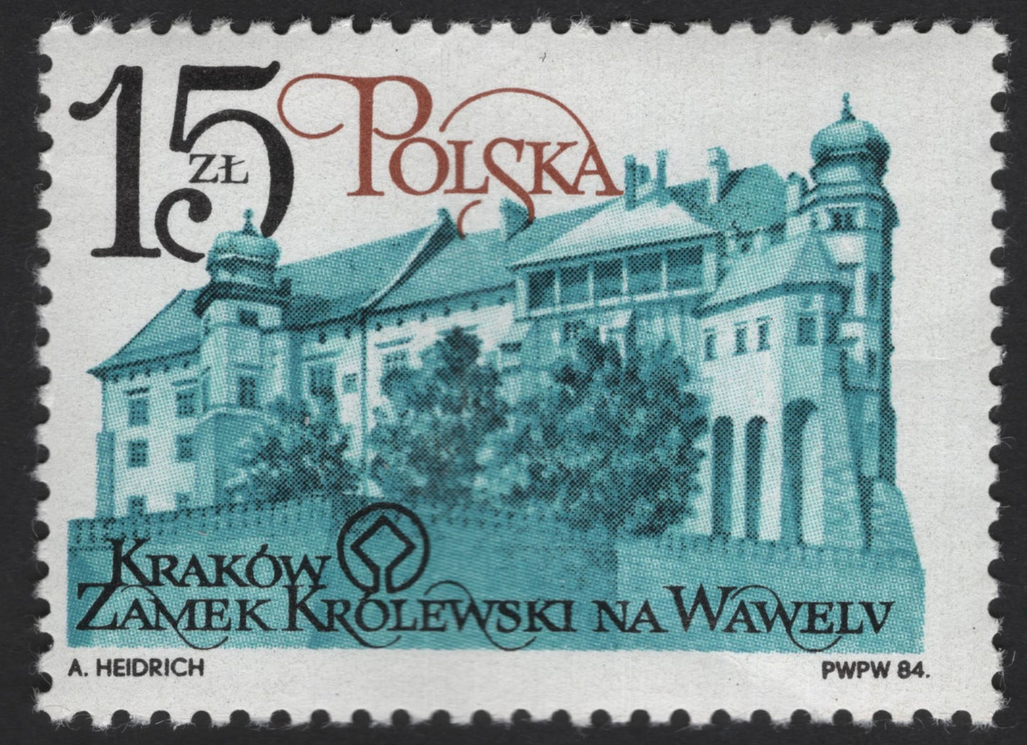 SCG13259 - Poland 1984 – Wawel Royal Castle & Cathedral, Kraków Architectural Heritage Stamps