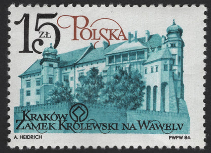 SCG13259 - Poland 1984 – Wawel Royal Castle & Cathedral, Kraków Architectural Heritage Stamps