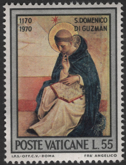 SCG11921 - Vatican City 1970 St. Dominic of Guzman 800th Birth Anniversary – Artistic Pair