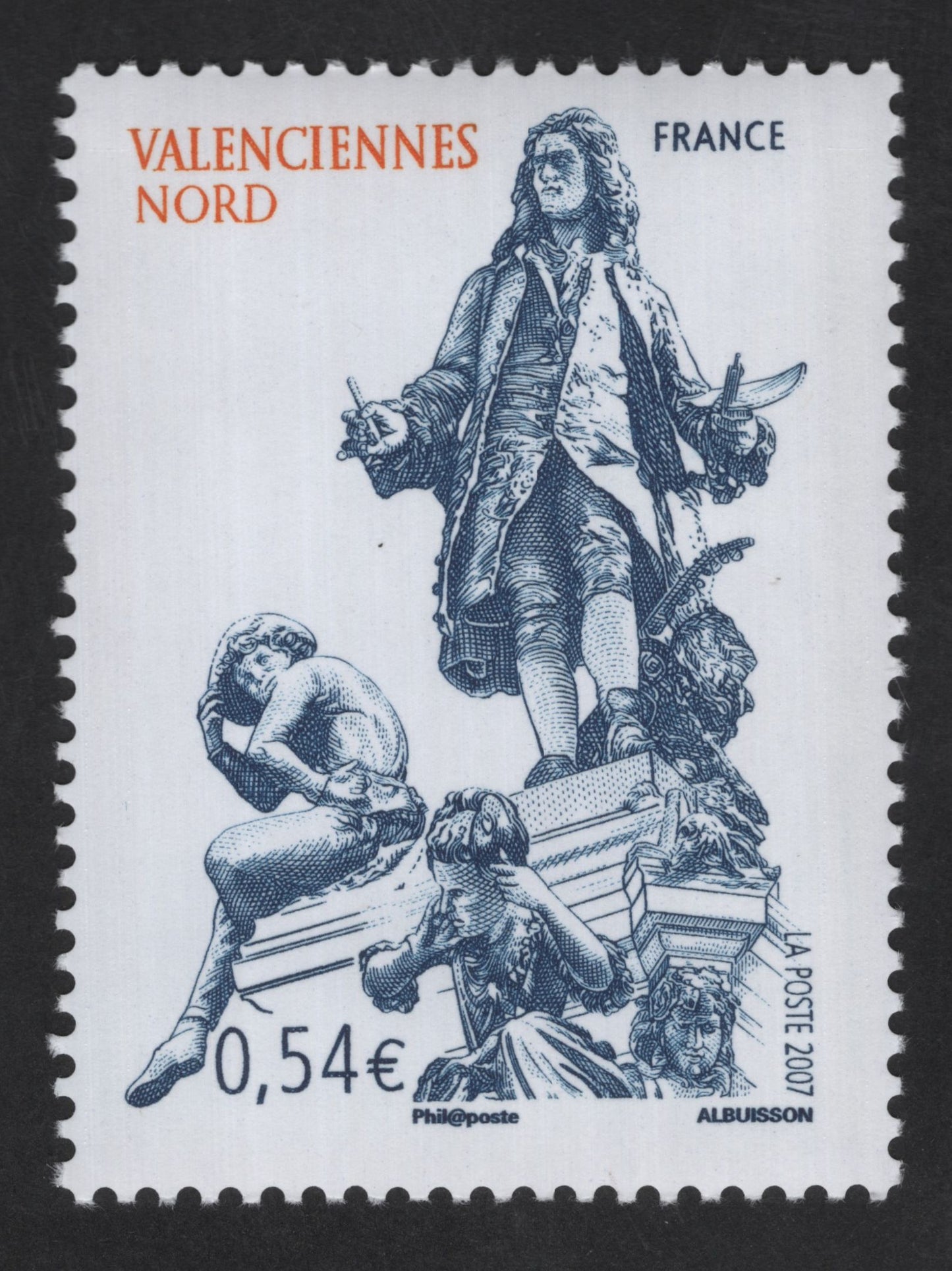 SCG13225 - Valenciennes Monument Sculpture Stamp