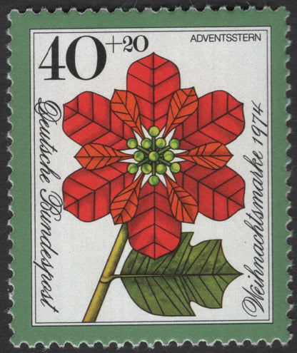 SCG11910 - 1974 German Welfare (Wohlfahrtsmarken) Flowers Semi-Postal Set