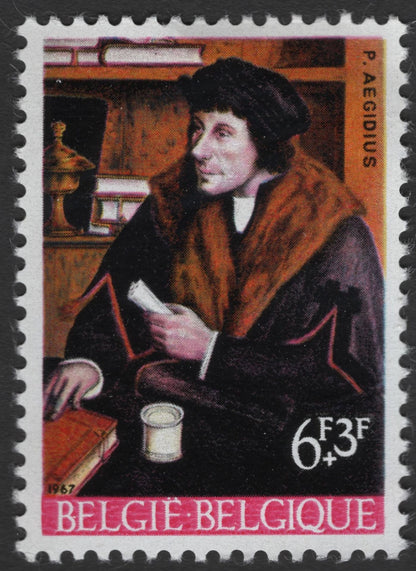 SCG11912 - Belgium 1967 Renaissance Humanists – Erasmus & Peter Aegidius Pair